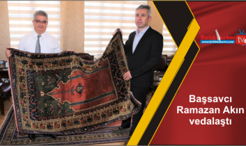 Başsavcı Ramazan Akın vedalaştı