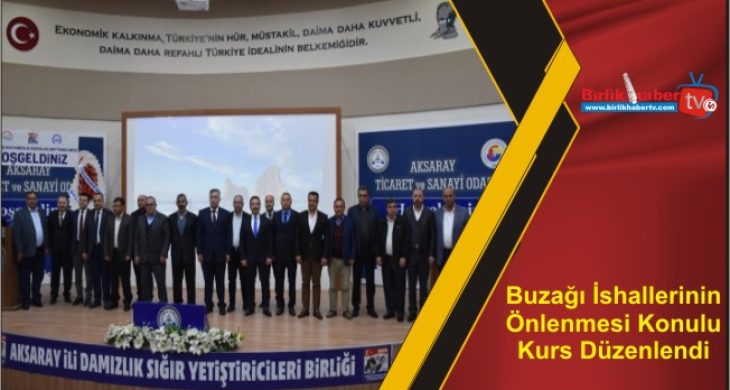 Buzağı İshallerinin Önlenmesi Konulu Kurs Düzenlendi