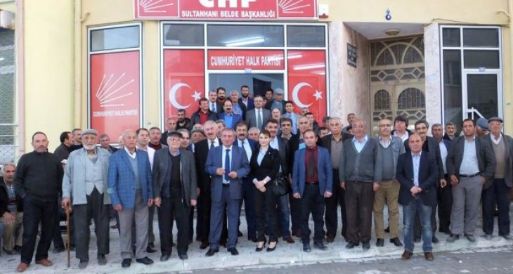 CHP Sultanhanına yeni belde binası açtı