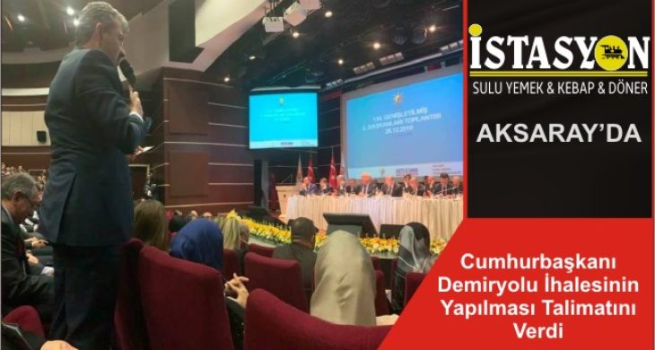 Cumhurbaşkanı Demiryolu İhalesinin Yapılması Talimatını Verdi