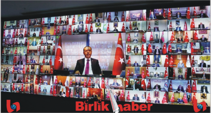 Cumhurbaşkanı Erdoğan, Aksaray valisiyle telekonferansla görüştü