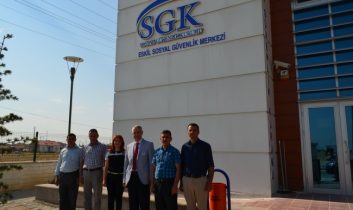 SGK’ dan Eskil Kaymakamlığı ve Merkez Müdürlüğüne Ziyaret