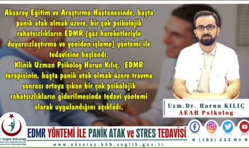 EDMR yöntemi ile panik atak ve stres tedavisi