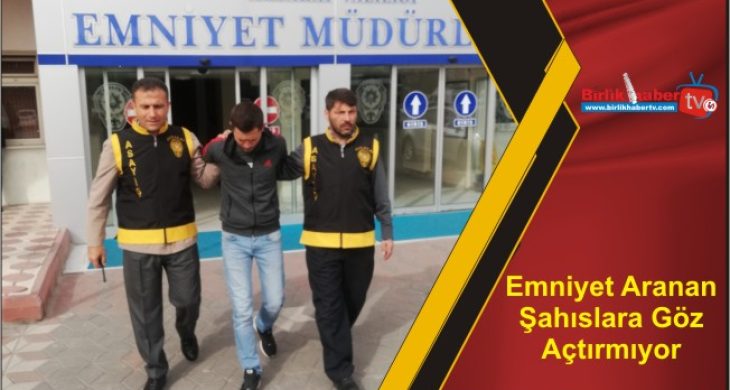 Emniyet Aranan Şahıslara Göz Açtırmıyor