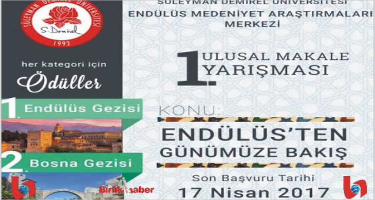 Endülüs’ten Günümüze Bakış Konulu Makale Yarışması