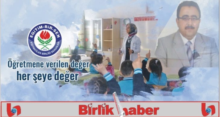 Eğitim Bir-Sen Öğretmenler gününü kutladı