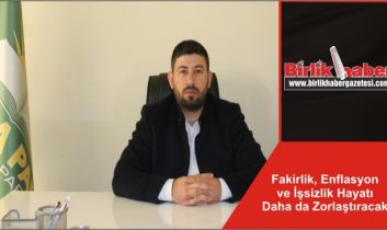 Fakirlik, Enflasyon ve İşsizlik Hayatı Daha da Zorlaştıracak