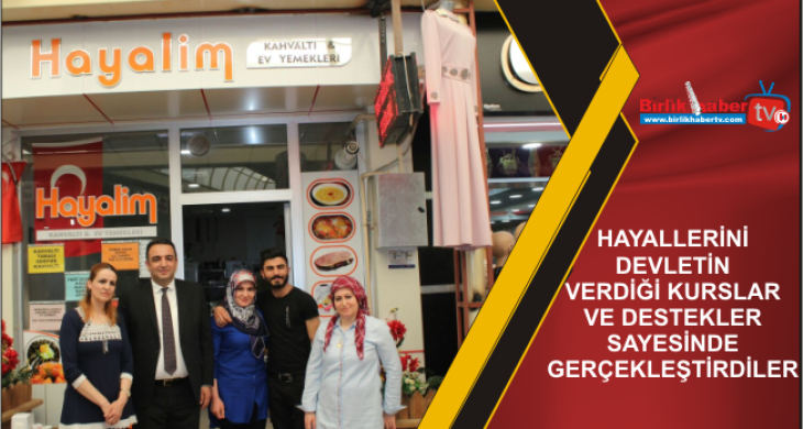 Girişimcilik Eğitimi Aldılar, Kendi İş Yerlerini Açtılar