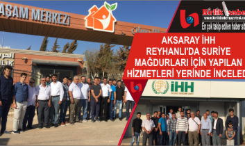 İHH Gönüllülerinden Reyhanlıya İyilik Çıkarması