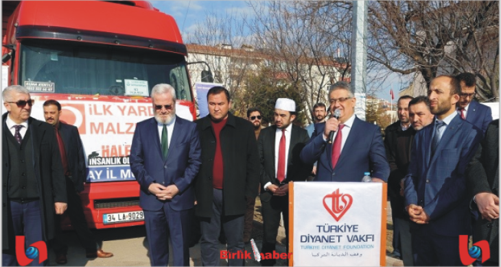 Halep’e İki Kamyon İlk Yardım Malzemesi gönderildi