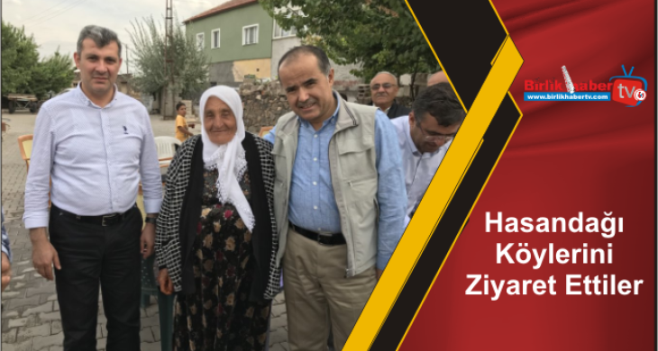 Hasandağı Köylerini Ziyaret Ettiler