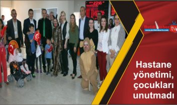 Hastane yönetimi, çocukları unutmadı