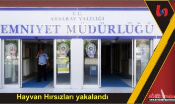 Hayvan Hırsızları yakalandı