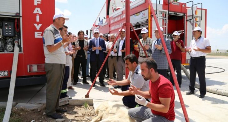 Aksaray OSB’de İtfaiye Hizmete Girdi