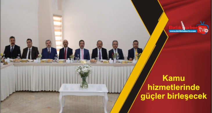 Kamu hizmetlerinde güçler birleşecek