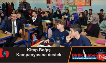 Kitap Bağış Kampanyasına destek