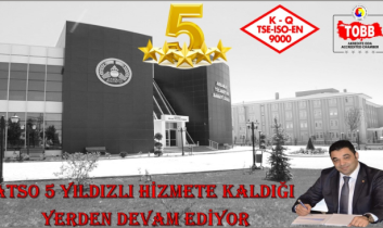 Koçaş “ 5 Yıldızlı Oda olduğumuz 2. kez Tescillendi”