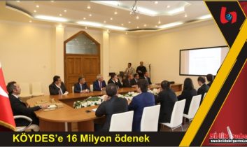 KÖYDES’e 16 Milyon ödenek