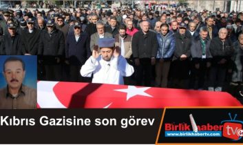 Kıbrıs Gazisine son görev