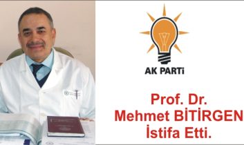 Prof. Dr. Bitirgen’de istifa etti