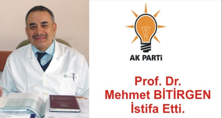 Prof. Dr. Bitirgen’de istifa etti