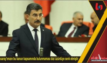 Milletvekili Erel, Kapadokya Alanı Kanun Teklifi hakkında Meclisde konuştu