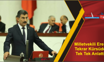 Milletvekili Erel, Tekrar Kürsüde Tek Tek Anlattı