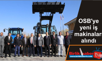 OSB’ye yeni iş makinaları alındı