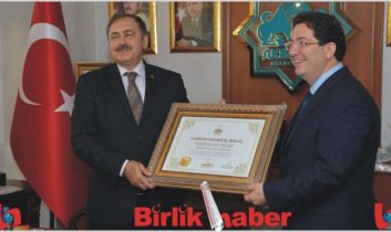 Orman ve Su İşleri Bakanı Prof.Dr. Eroğlu Aksaray’ın Fahri Hemşehrisi Oldu…