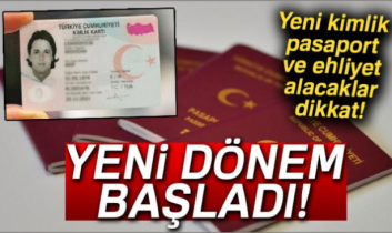 Pasaport ve sürücü belgeleri artık nüfus müdürlüklerinden alınacak