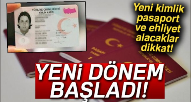 Pasaport ve sürücü belgeleri artık nüfus müdürlüklerinden alınacak