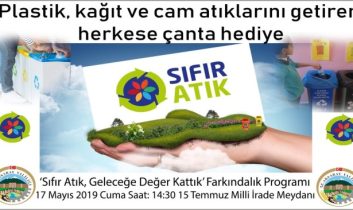 Plastik, kâğıt ve cam atıklar geri dönüşüme