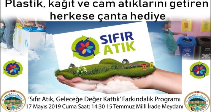 Plastik, kâğıt ve cam atıklar geri dönüşüme