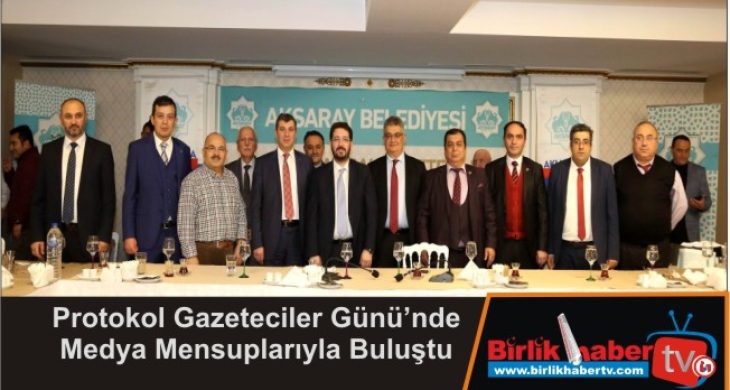 Protokol Gazeteciler Günü’nde Medya Mensuplarıyla Buluştu