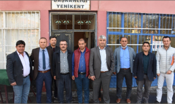 Saklav Yenikent Çiftçi Mallarını Koruma Başkanlığını ziyaret etti