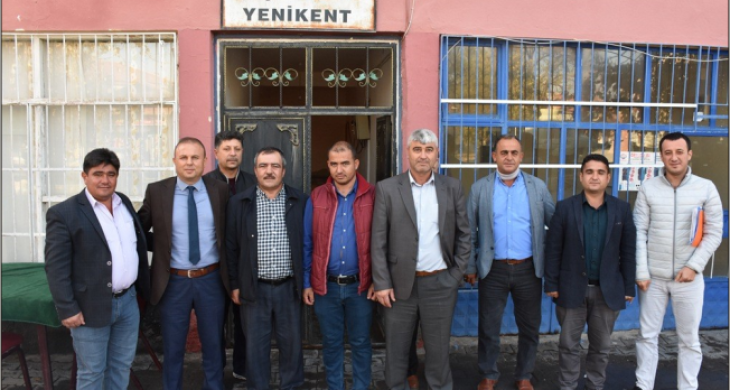 Saklav Yenikent Çiftçi Mallarını Koruma Başkanlığını ziyaret etti