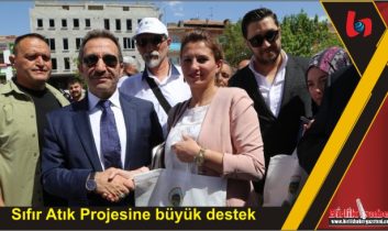 Sıfır Atık Projesine büyük destek