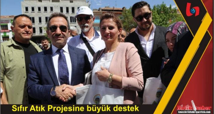 Sıfır Atık Projesine büyük destek