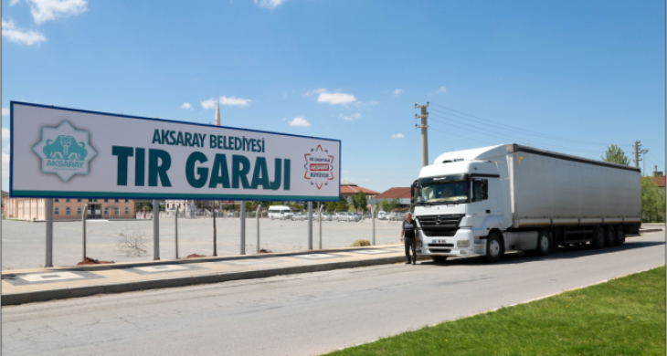 Tır Garajı Hizmet Vermeye Başladı