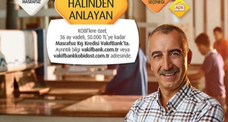 VakıfBank’tan KOBİ’lere Masrafsız Kış Kredisi