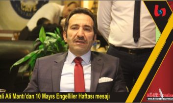 Vali Mantı’dan Engelliler Haftası Mesajı