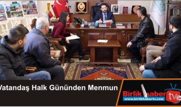 Vatandaş Halk Gününden Menmun