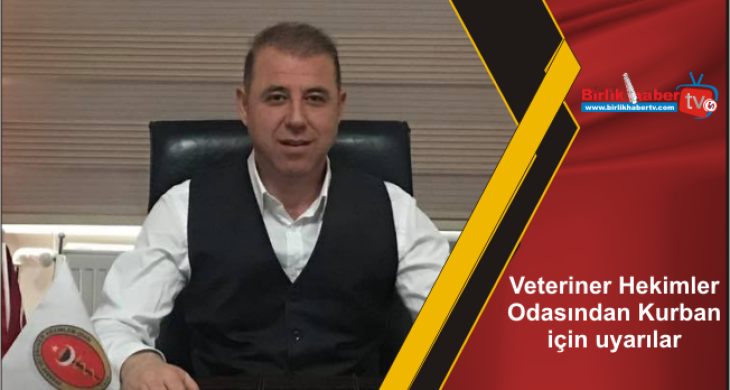 Veteriner Hekimler Odasından Kurban için uyarılar