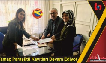 Yamaç Paraşütü Kayıtları Devam Ediyor