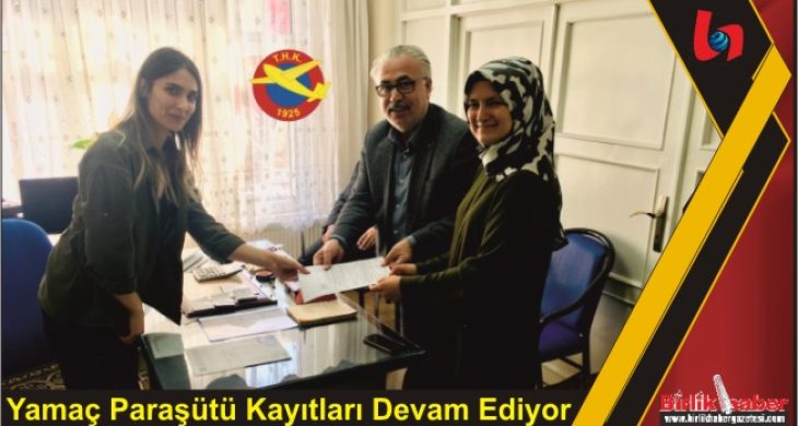 Yamaç Paraşütü Kayıtları Devam Ediyor