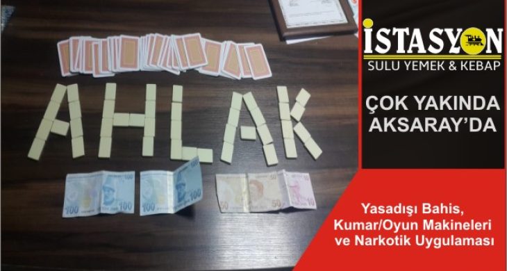 Yasadışı Bahis, Kumar/Oyun Makineleri ve Narkotik Uygulaması