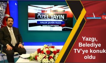 Yazgı, Belediye TV’ye konuk oldu