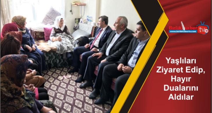 Yaşlıları Ziyaret Edip, Hayır Dualarını Aldılar