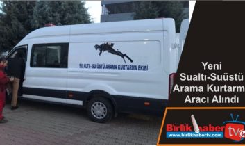 Yeni Sualtı-Suüstü Arama Kurtarma Aracı Alındı