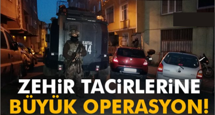 Zehir Tacirlerine şafak operasyonu